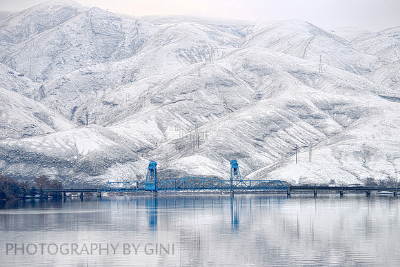 Lewiston Bridge in Winter  30 x 20