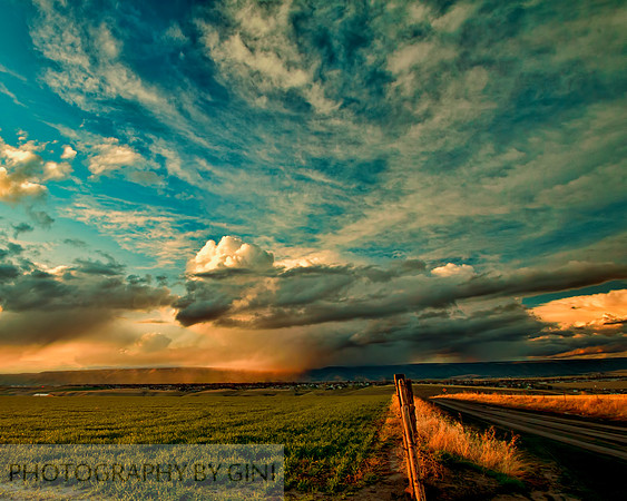 Sunset Showers Over Lewiston